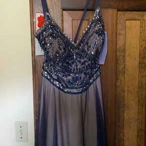 Shail beaded brand new floor length dress